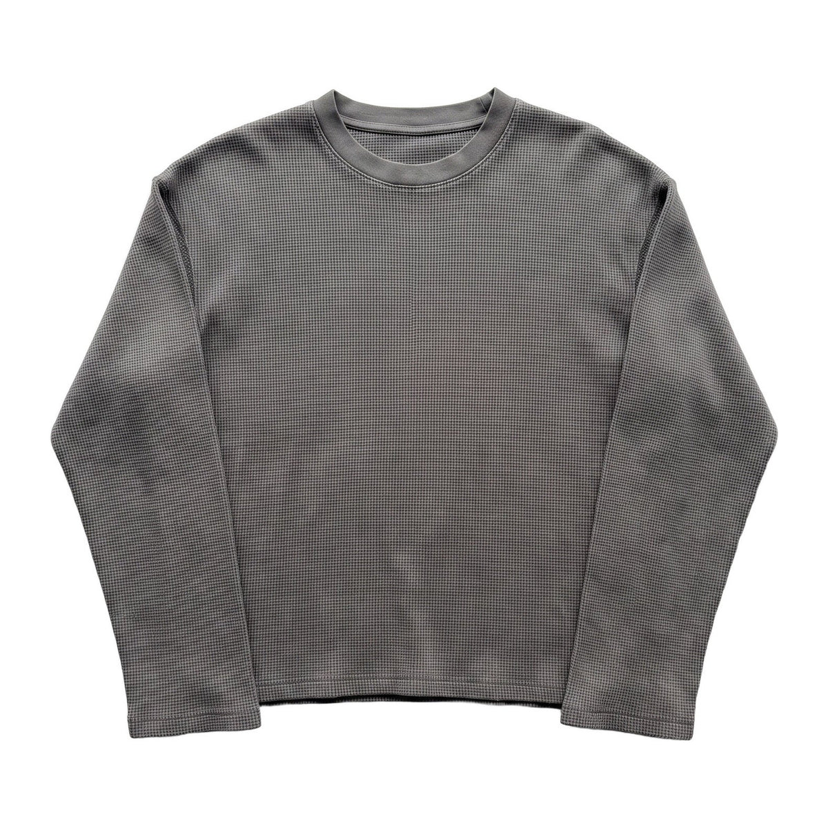 Blossom Longsleeve in Smoke, Vorderansicht flach liegend