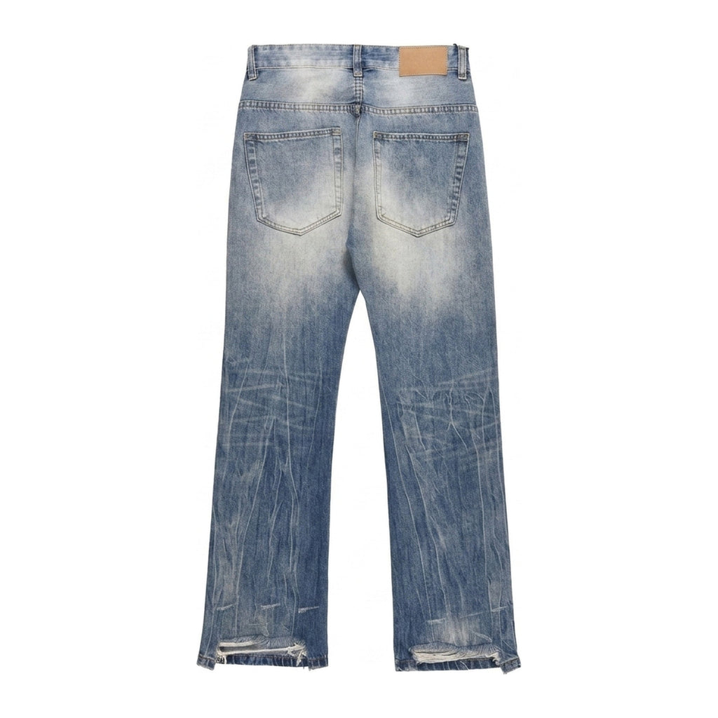 Fade Jeans in Tide, Rückansicht flach gelegt