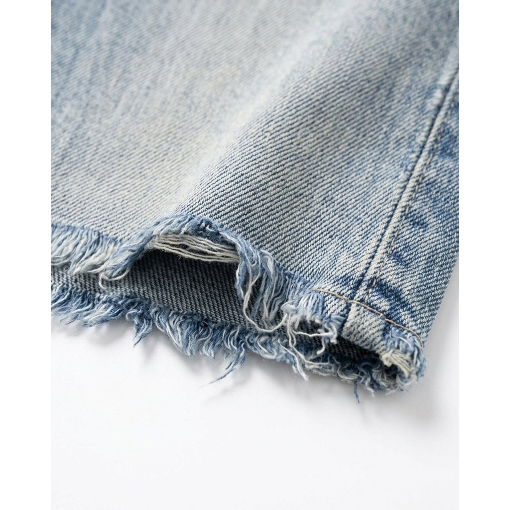 Fade Jeans, Nahaufnahme des offenen Saums