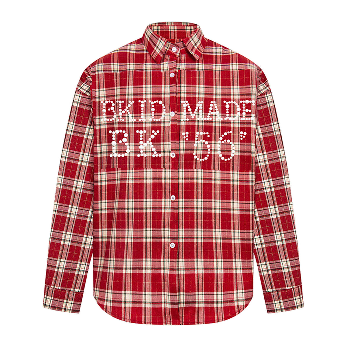 Stud Flannel in Ember, Vorderansicht