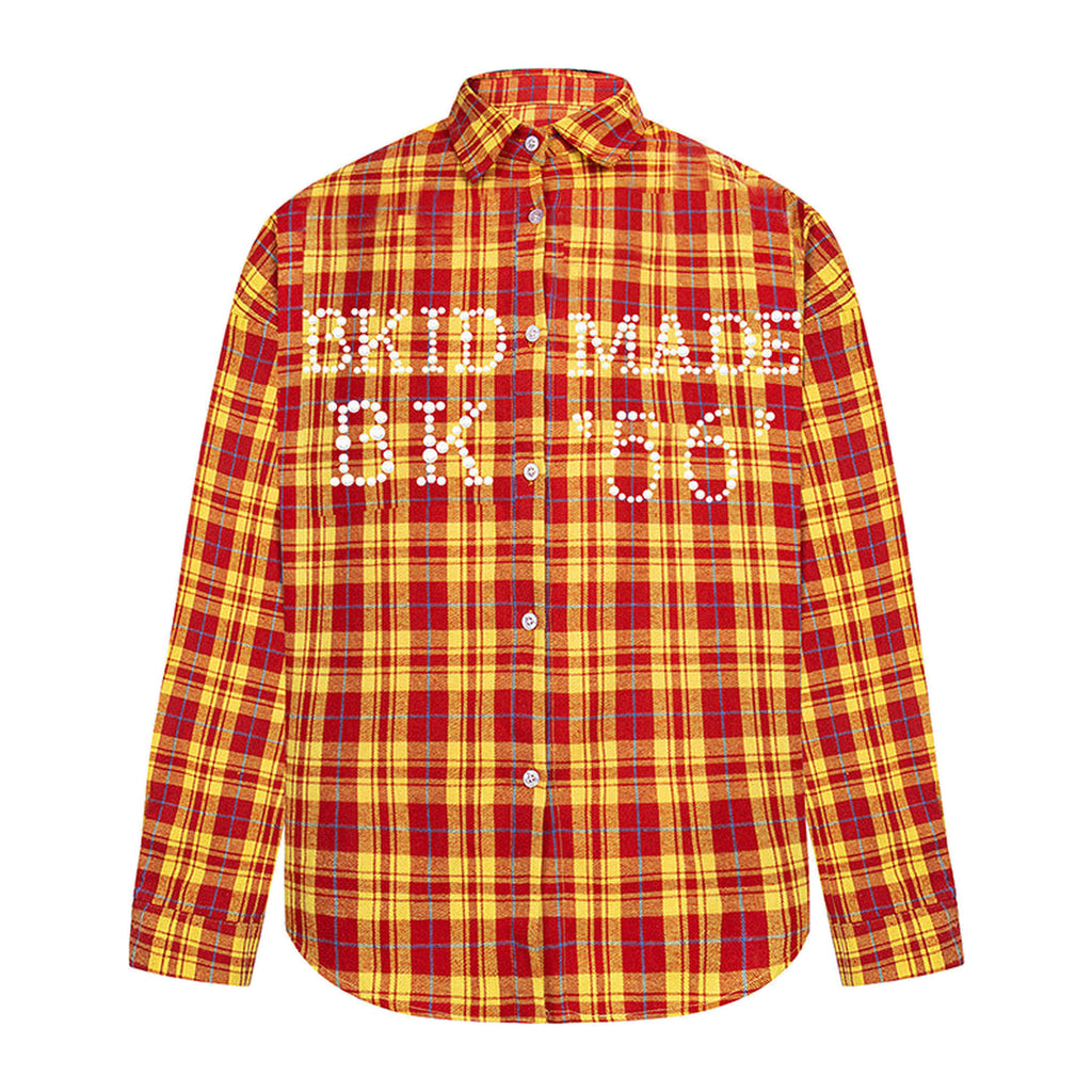Stud Flannel in Amber, Vorderansicht