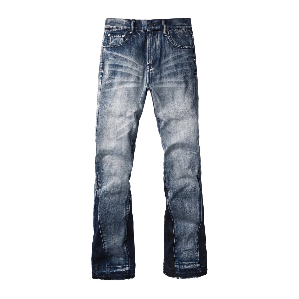 Flare Jeans in Shadow, Vorderansicht flach gelegt