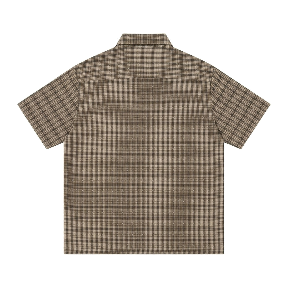 Grid Shirt in Umber, Rückansicht