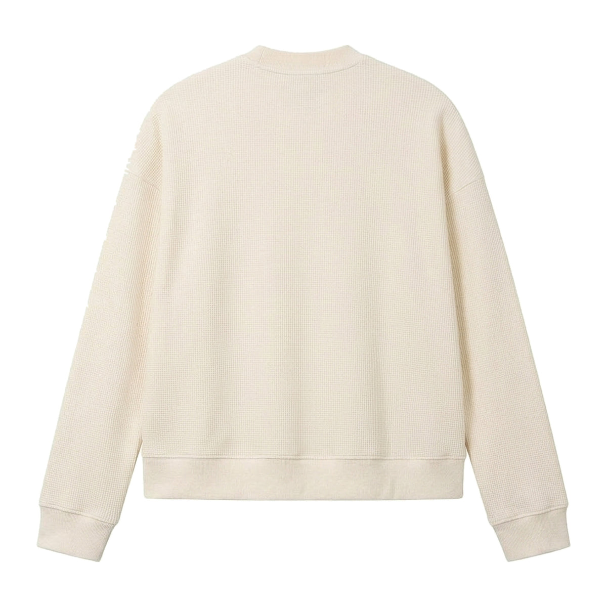 Halo Sweatshirt in Bone, Rückansicht flach gelegt