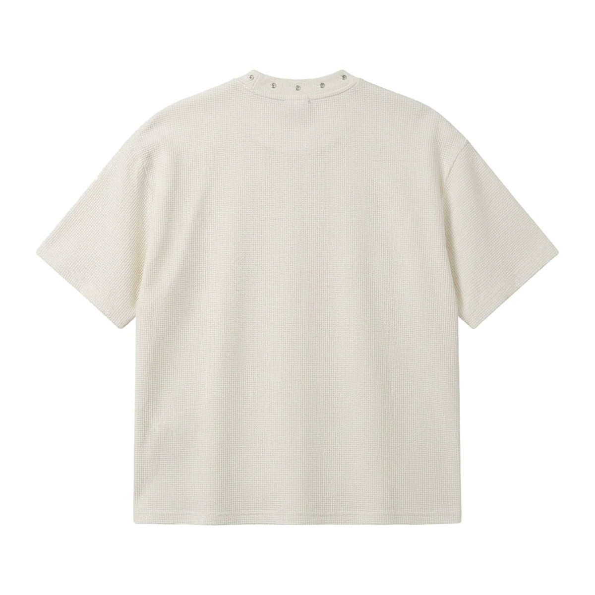 Press Tee in Bone, Rückansicht flach gelegt