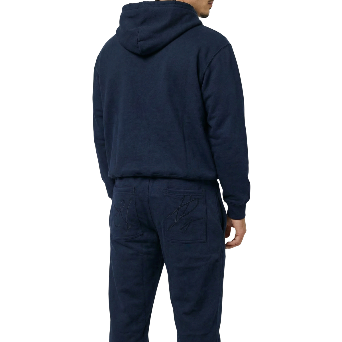 Time Capsule Set in Midnight Navy, getragen von hinten